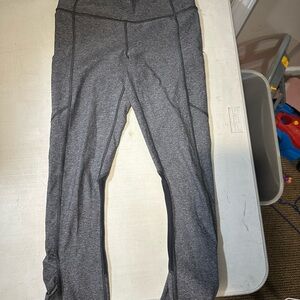 lululemon athletica Charcoal Gray Performance Leggings